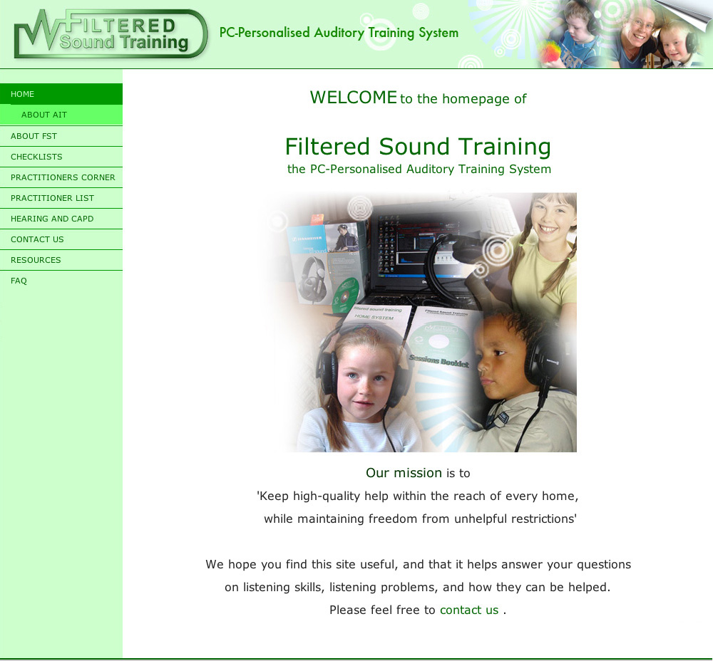 Filtered Sound Training